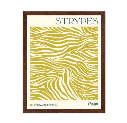 Gold Zebra Pattern