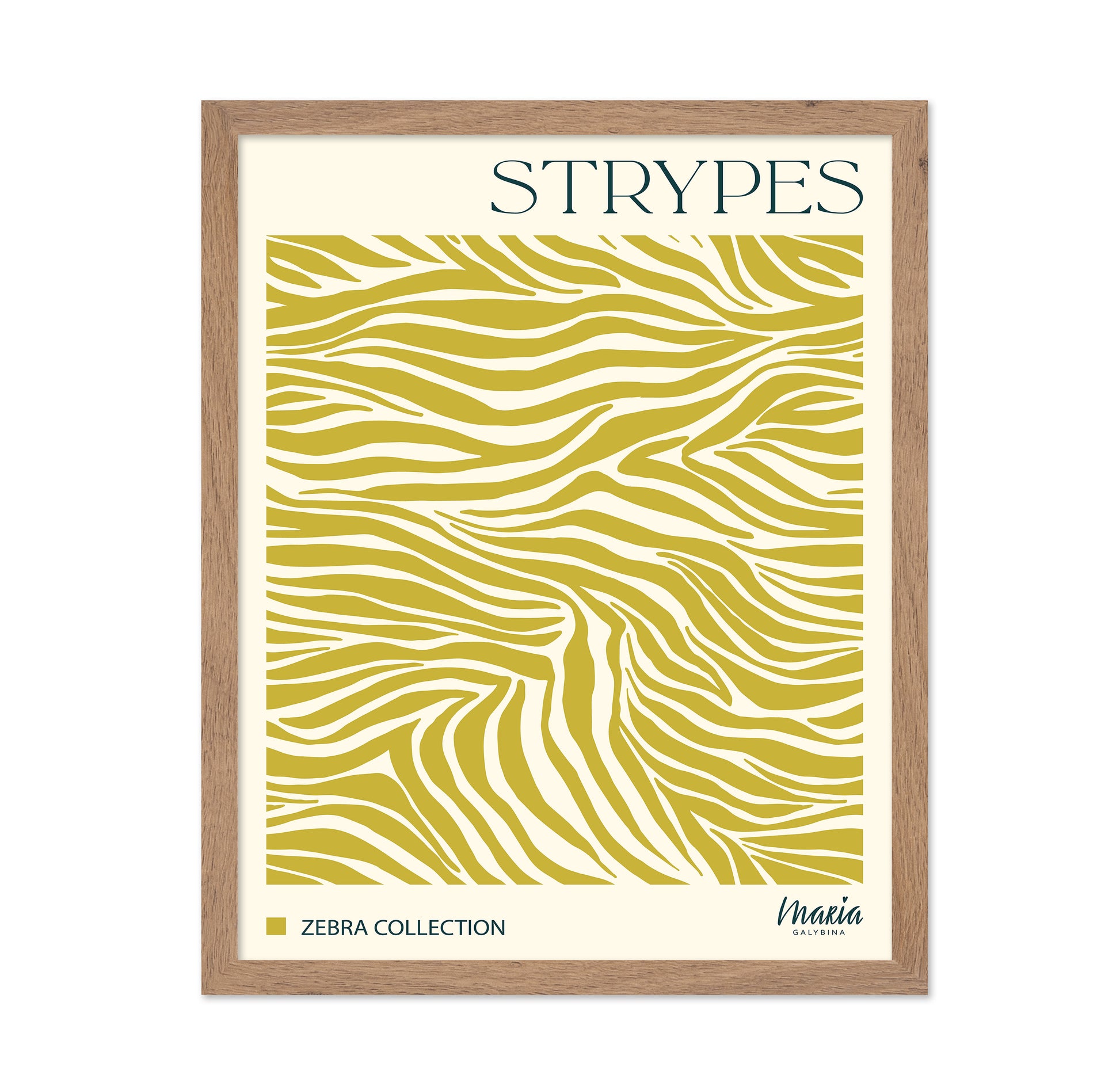 Gold Zebra Pattern