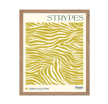 Gold Zebra Pattern