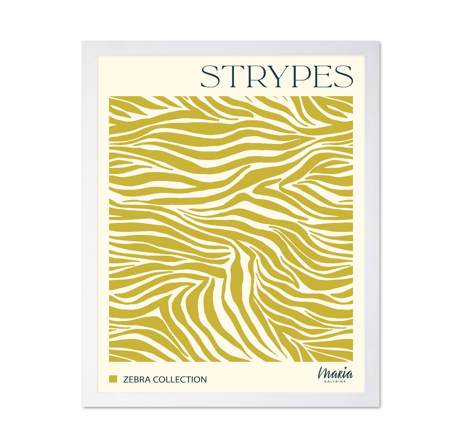 Gold Zebra Pattern
