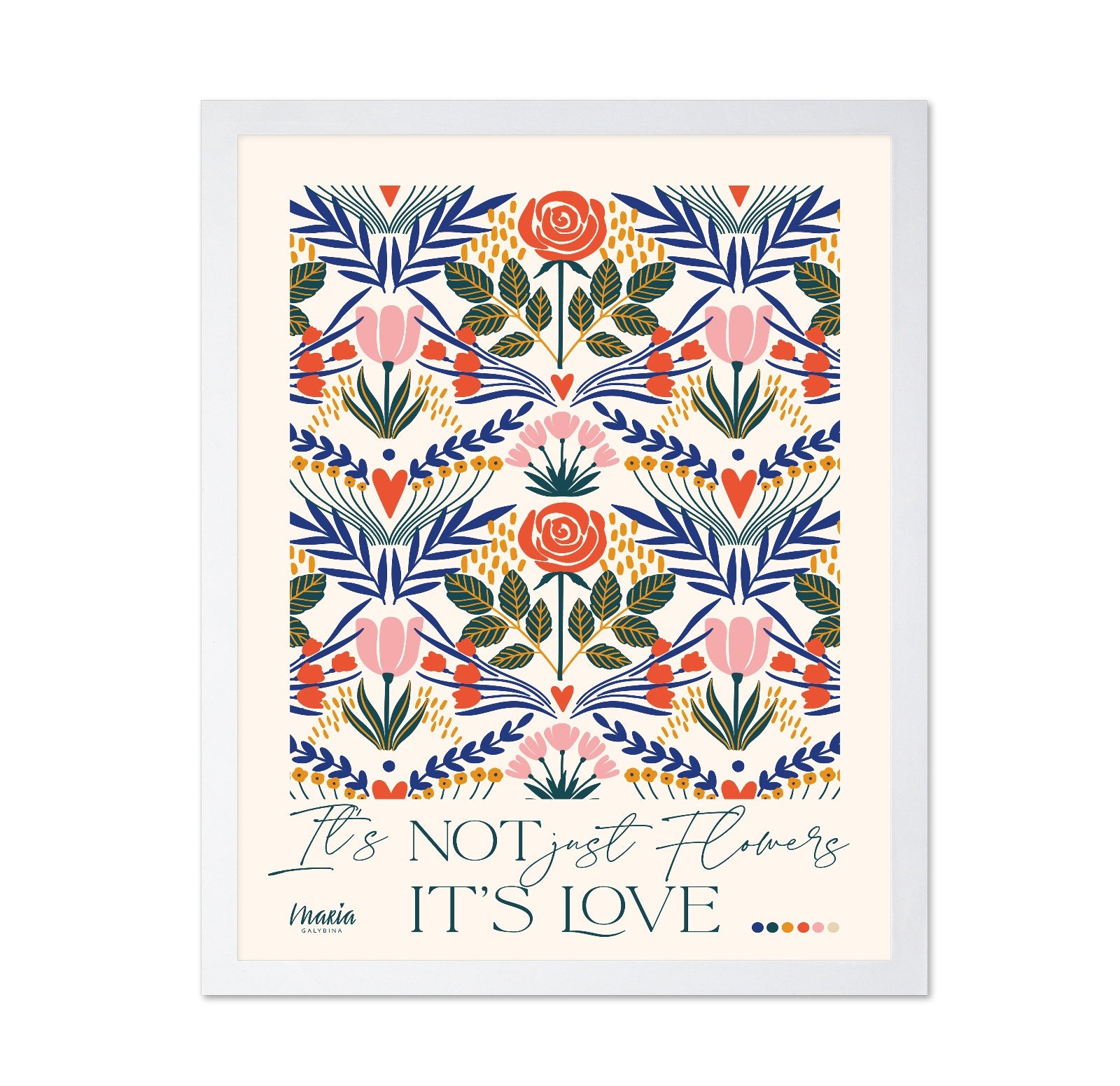 Floral Love Pattern