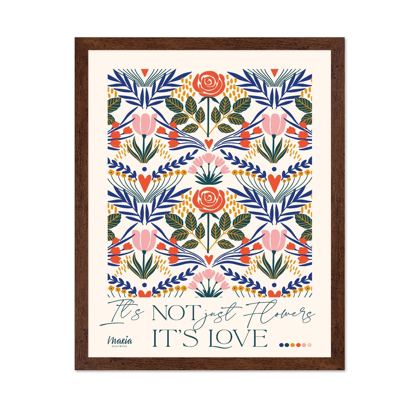 Floral Love Pattern
