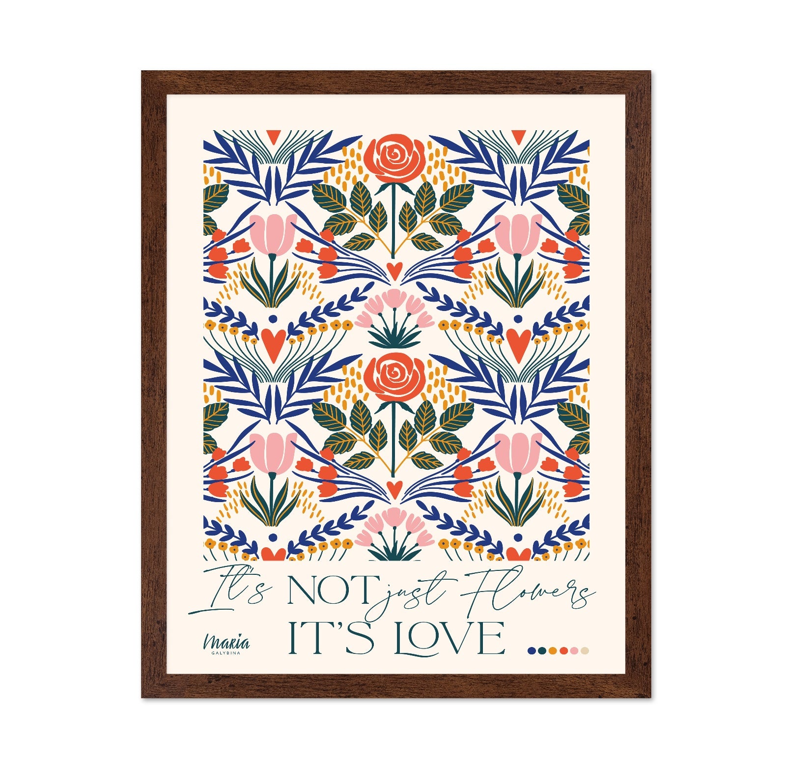 Floral Love Pattern