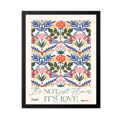 Floral Love Pattern