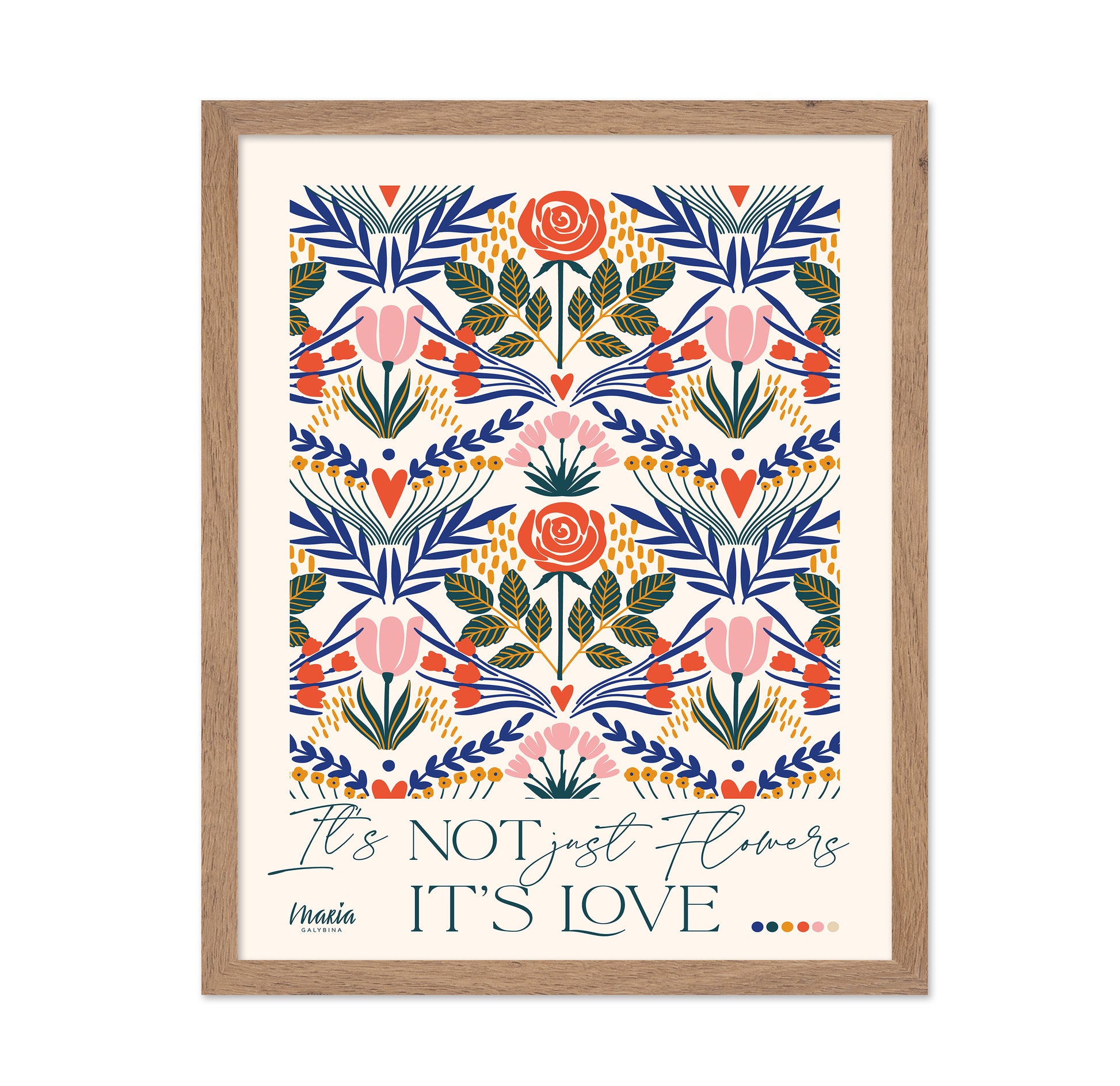 Floral Love Pattern