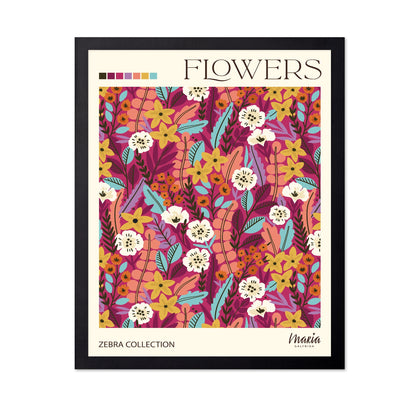 Vibrant Floral Pattern No2