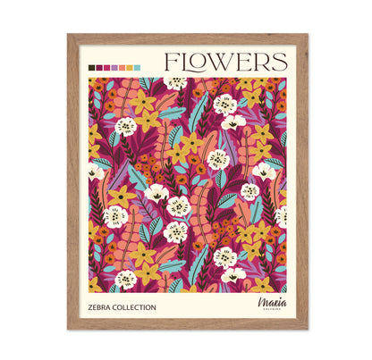 Vibrant Floral Pattern No2