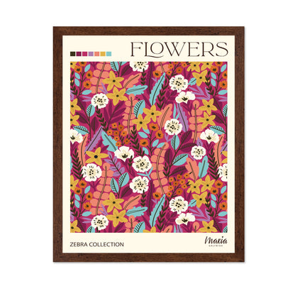 Vibrant Floral Pattern No2