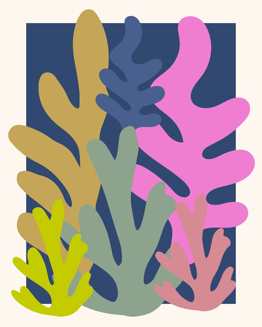 Colorful Coral Forms