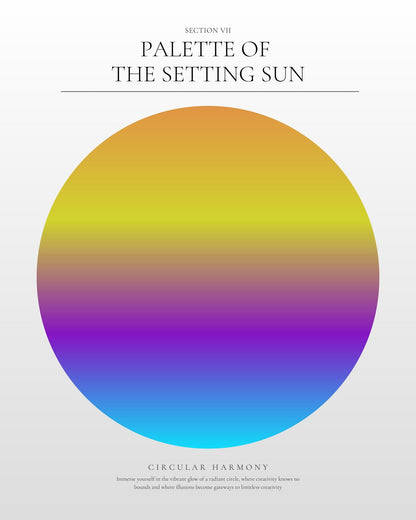 Sunset Spectrum Circle