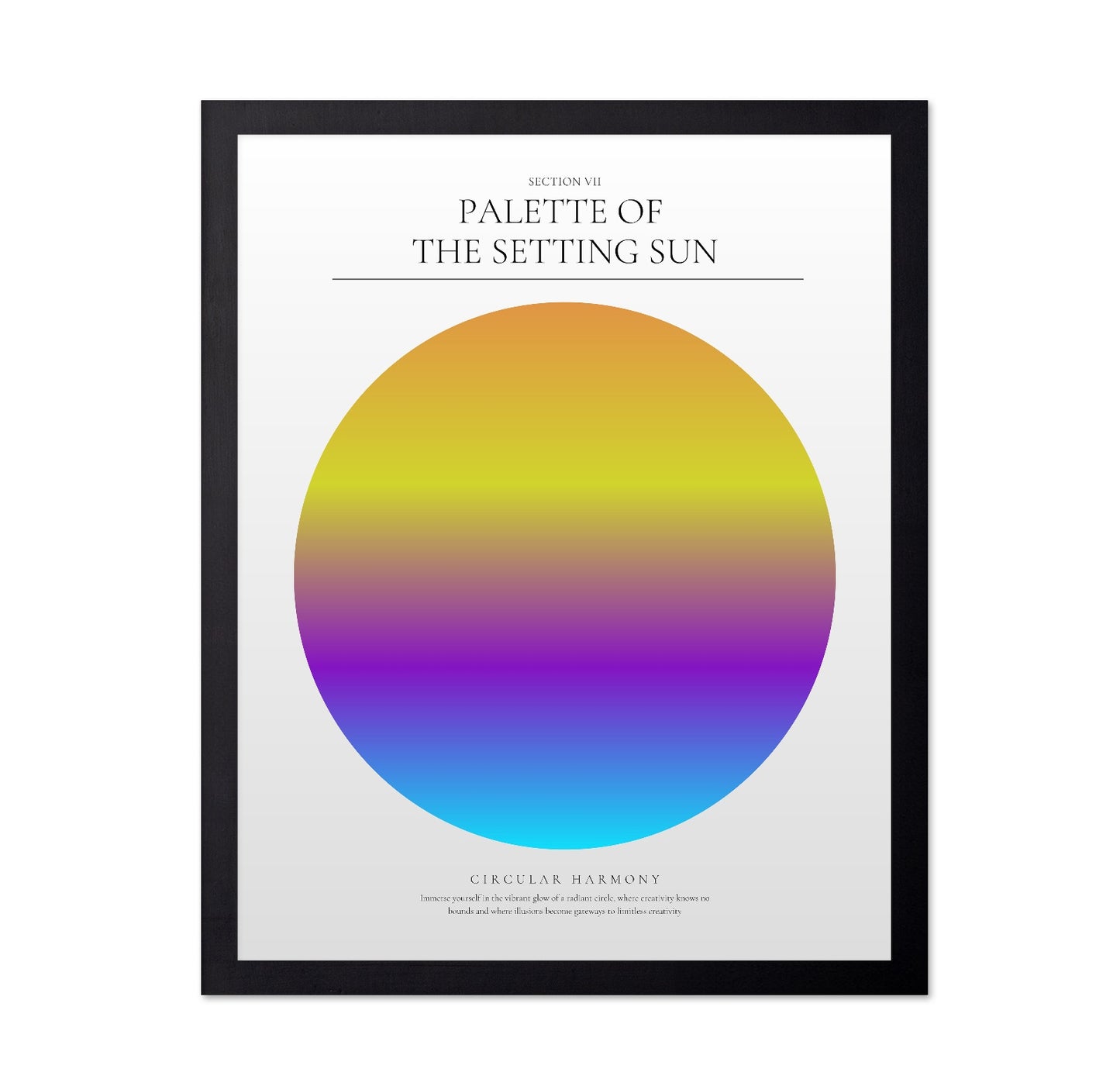 Sunset Spectrum Circle
