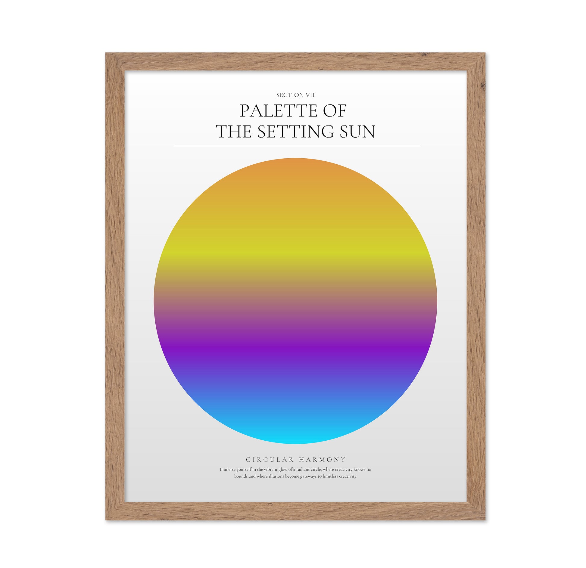 Sunset Spectrum Circle