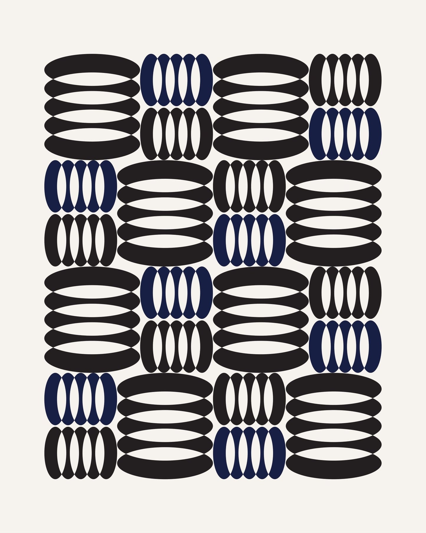 Retro Oval Pattern