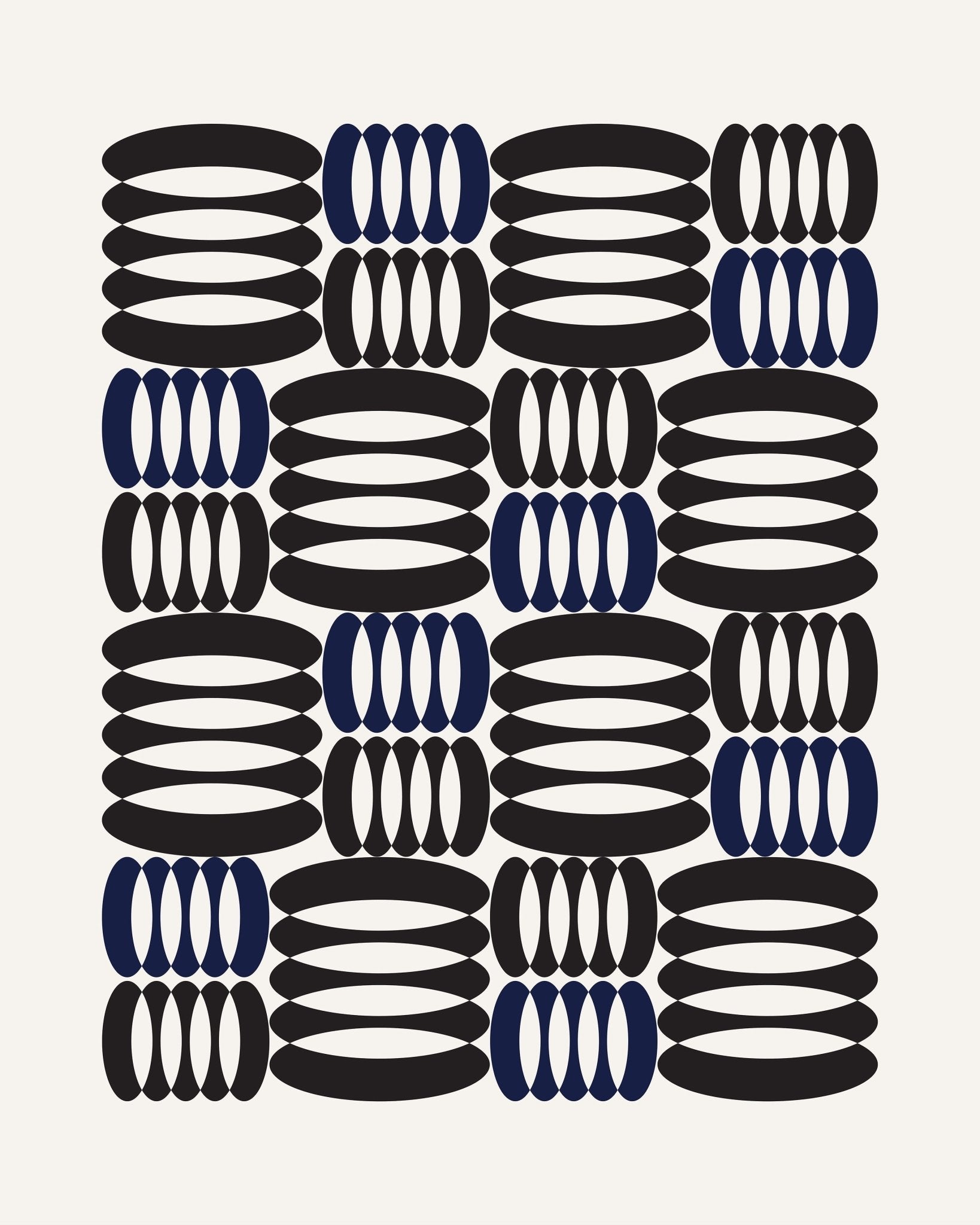 Retro Oval Pattern