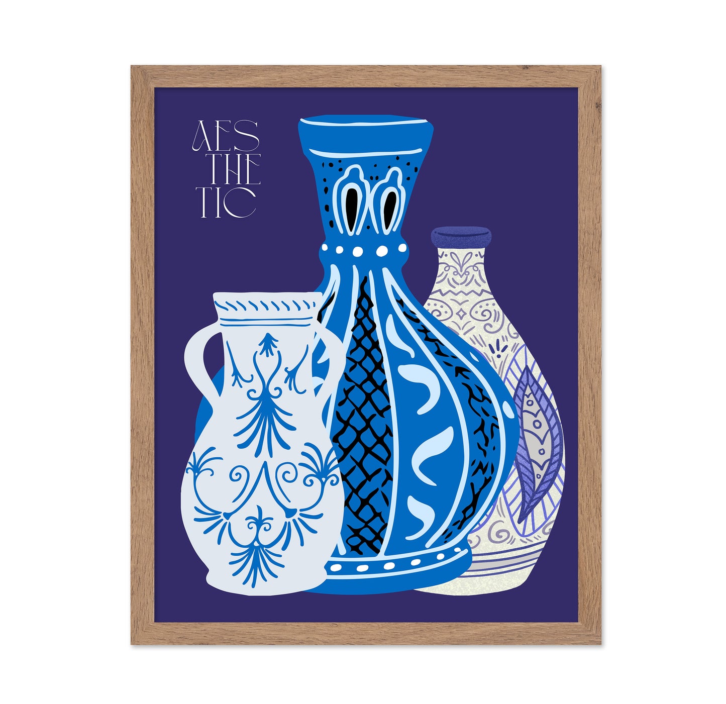 Blue Decorative Vases