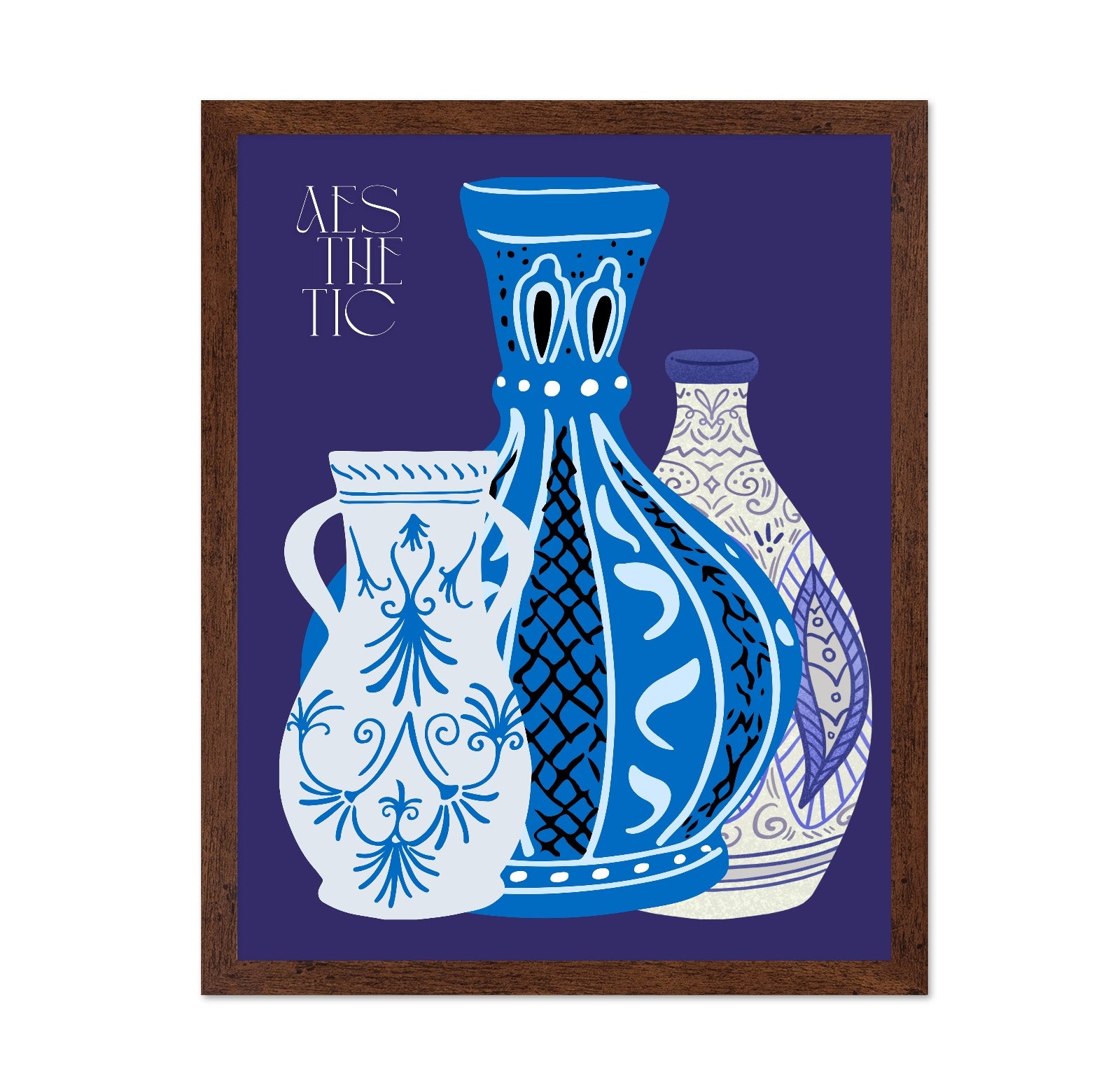 Blue Decorative Vases