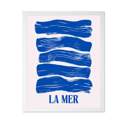 Blue Wave Strokes
