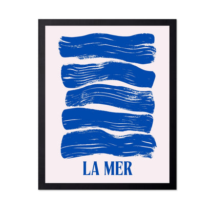 Blue Wave Strokes