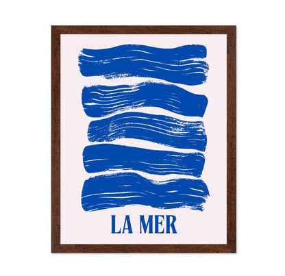 Blue Wave Strokes