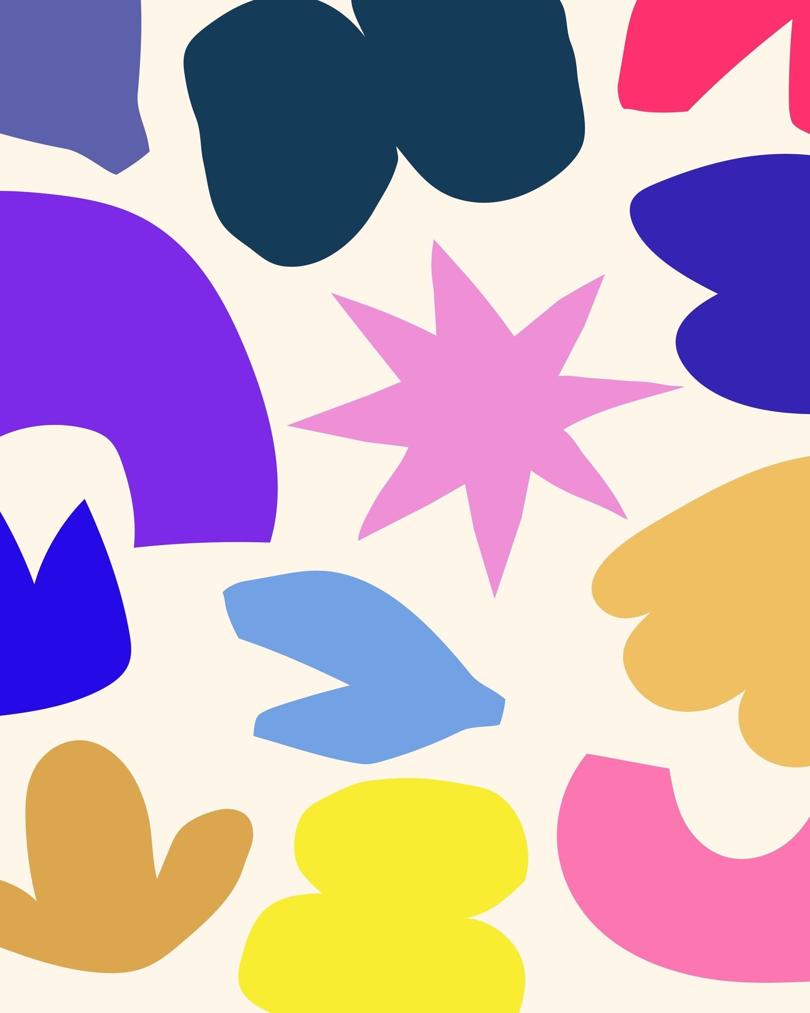 Playful Color Shapes No1