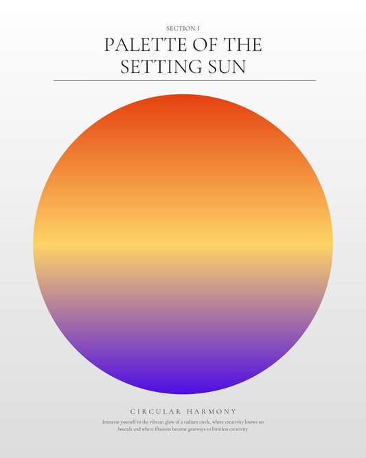 Sunset Color Circle