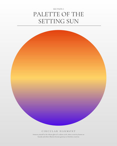 Sunset Color Circle