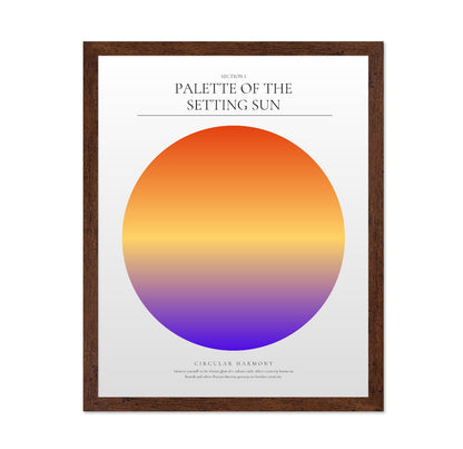 Sunset Color Circle