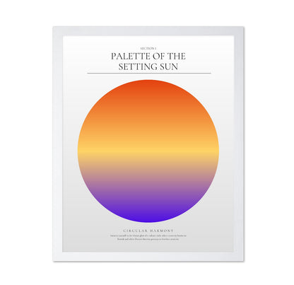 Sunset Color Circle