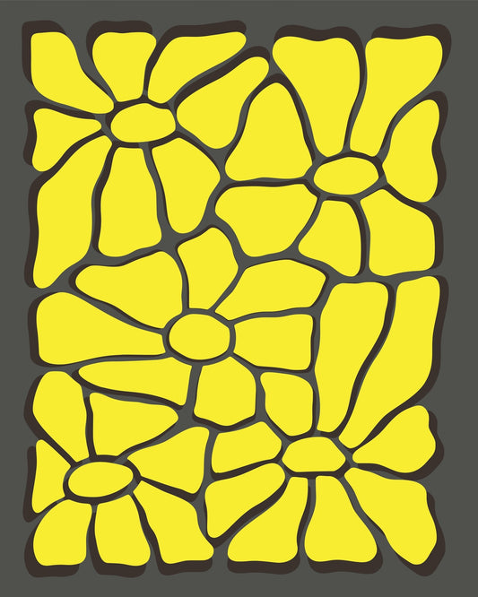 Yellow Flower Pattern