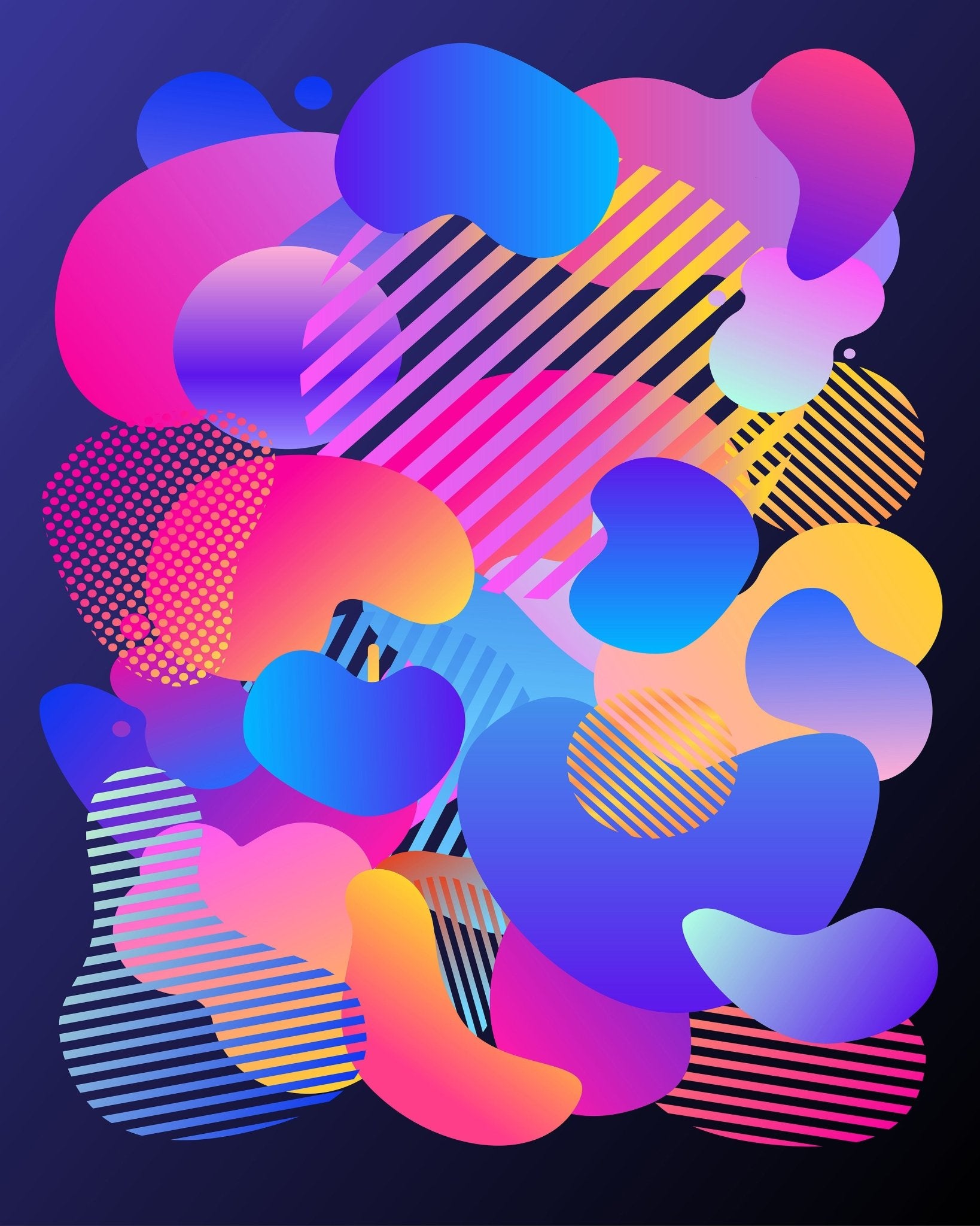 Neon Shape Burst