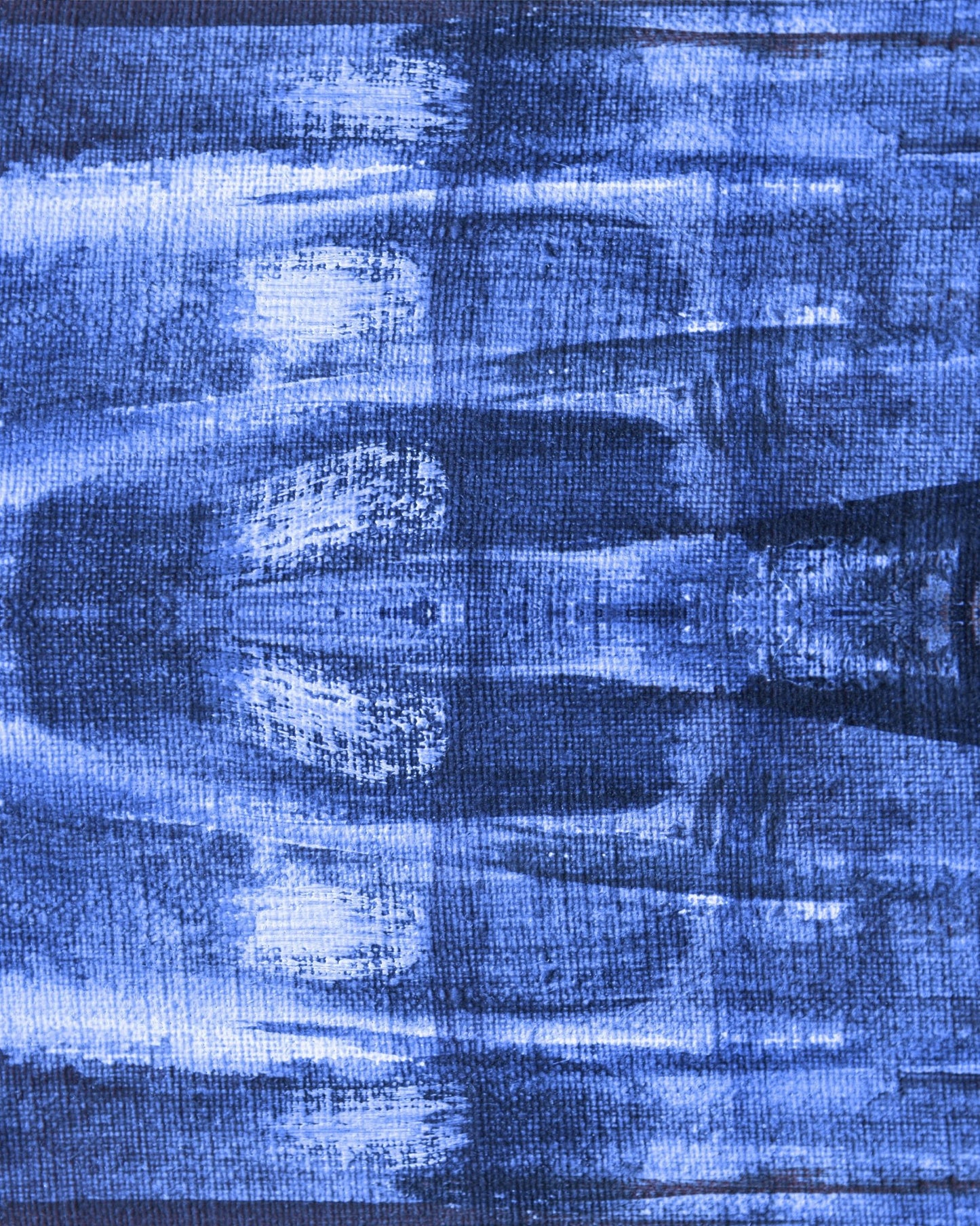Blue Canvas Texture