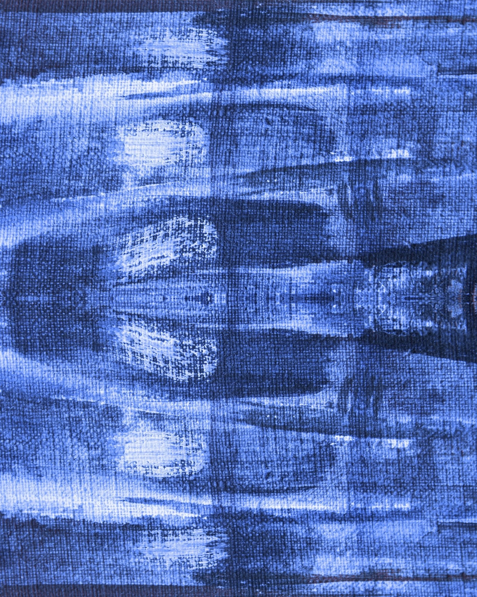 Blue Canvas Texture