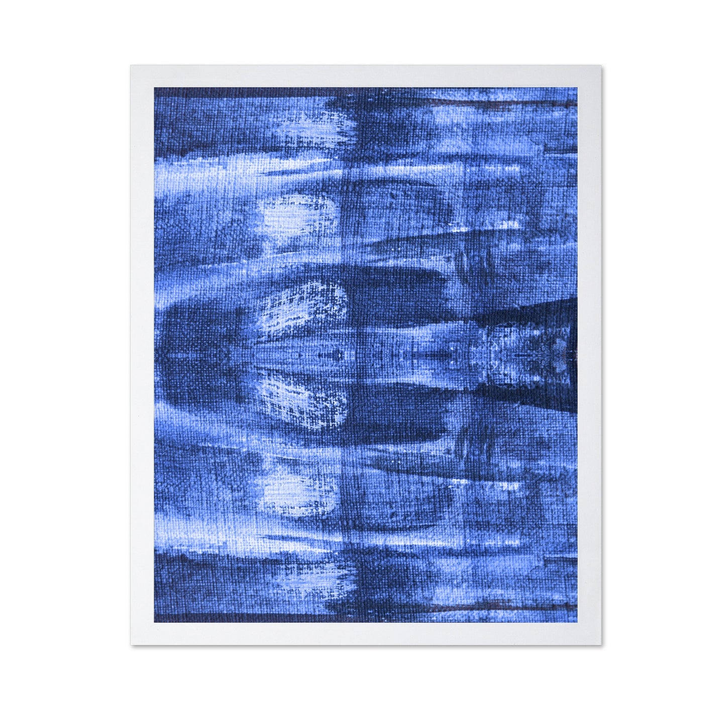 Blue Canvas Texture