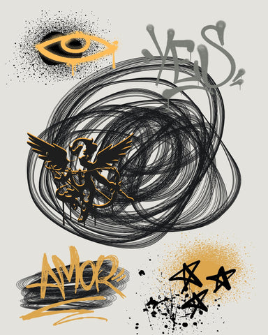 Graffiti Amor Street Art