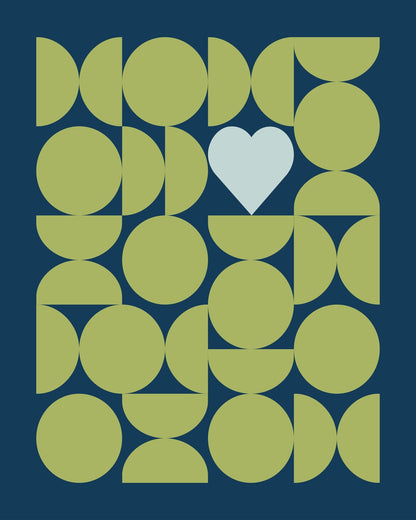 Heart Grid Pattern