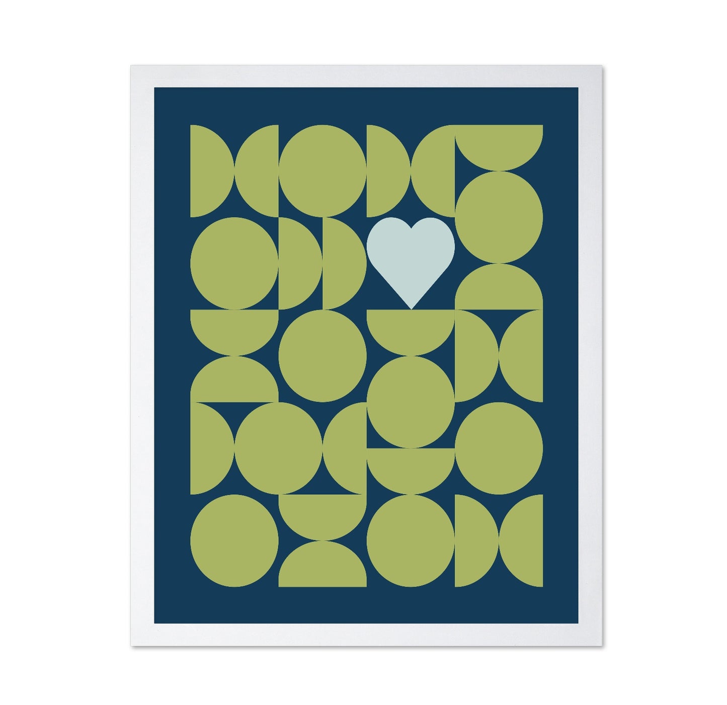 Heart Grid Pattern