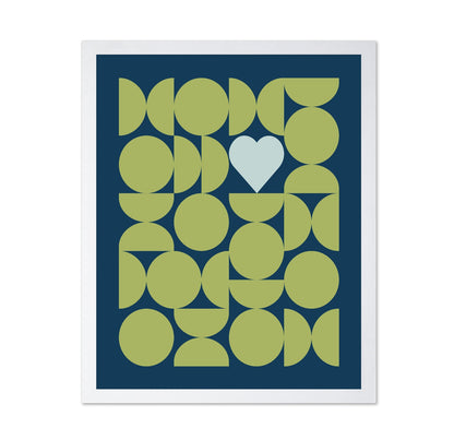 Heart Grid Pattern
