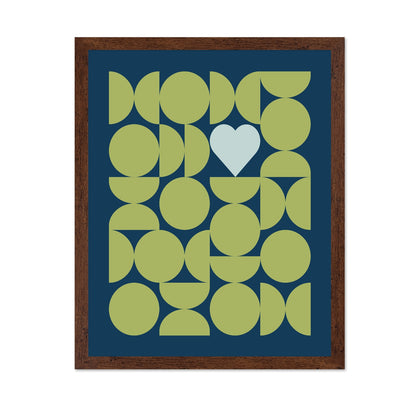 Heart Grid Pattern