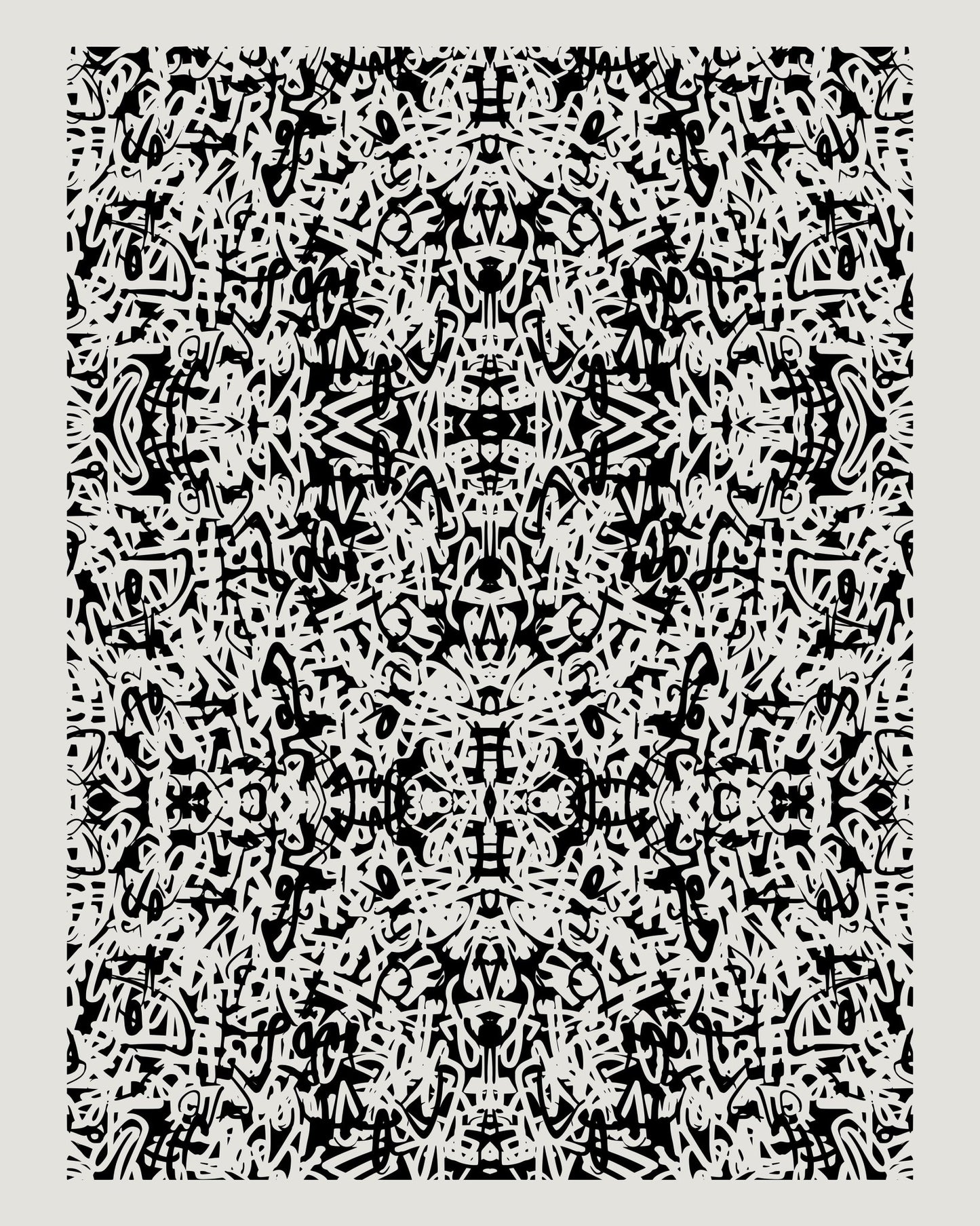 Tribal Graffiti Grid
