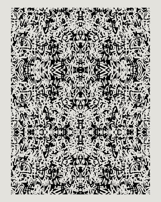 Tribal Graffiti Grid