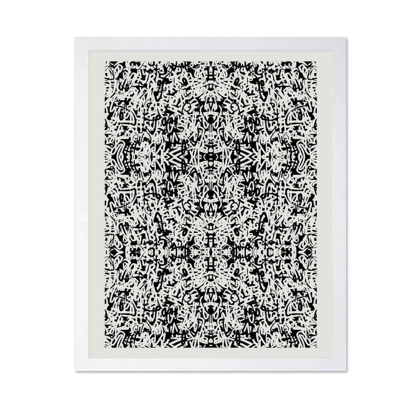 Tribal Graffiti Grid