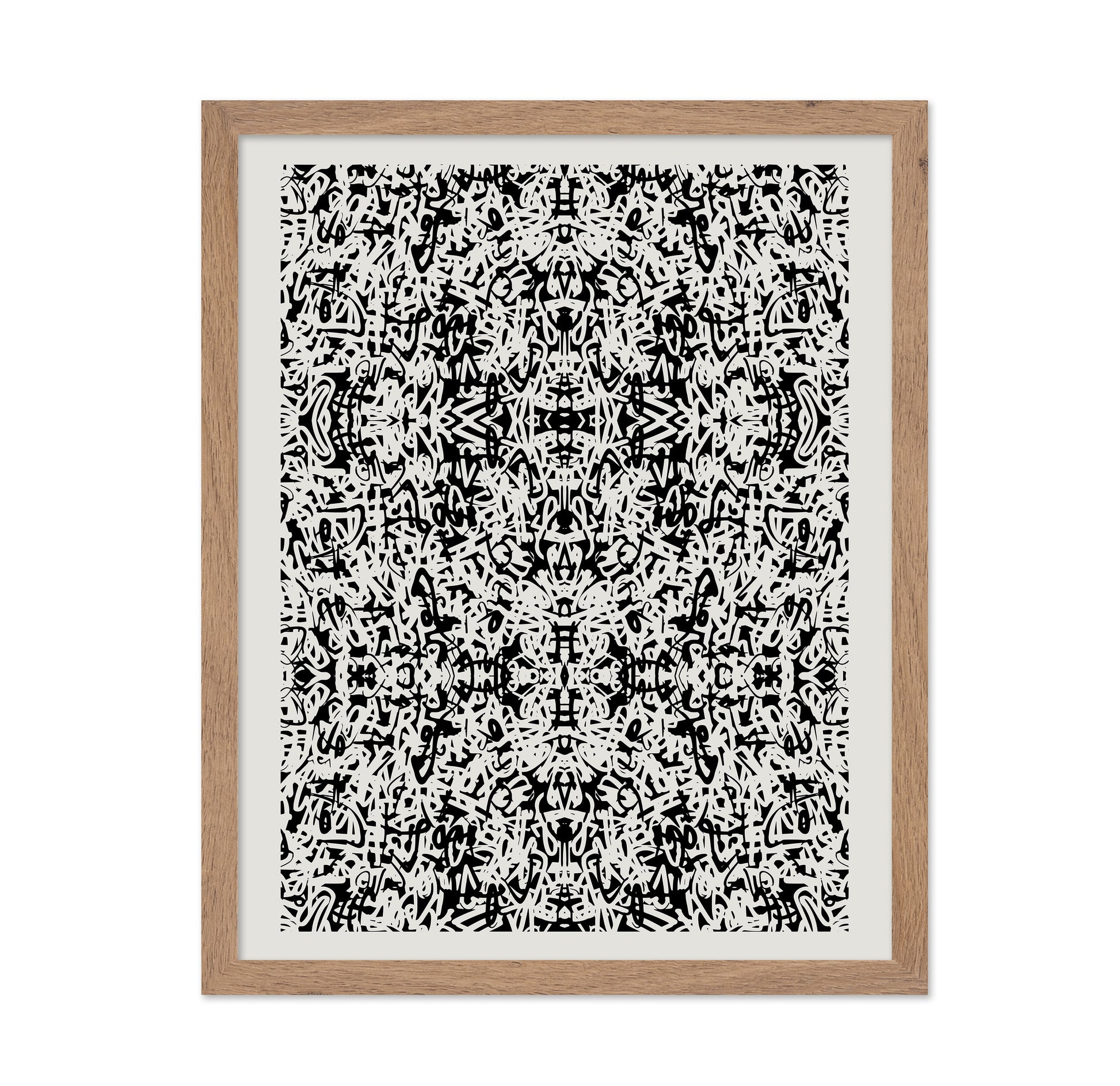 Tribal Graffiti Grid