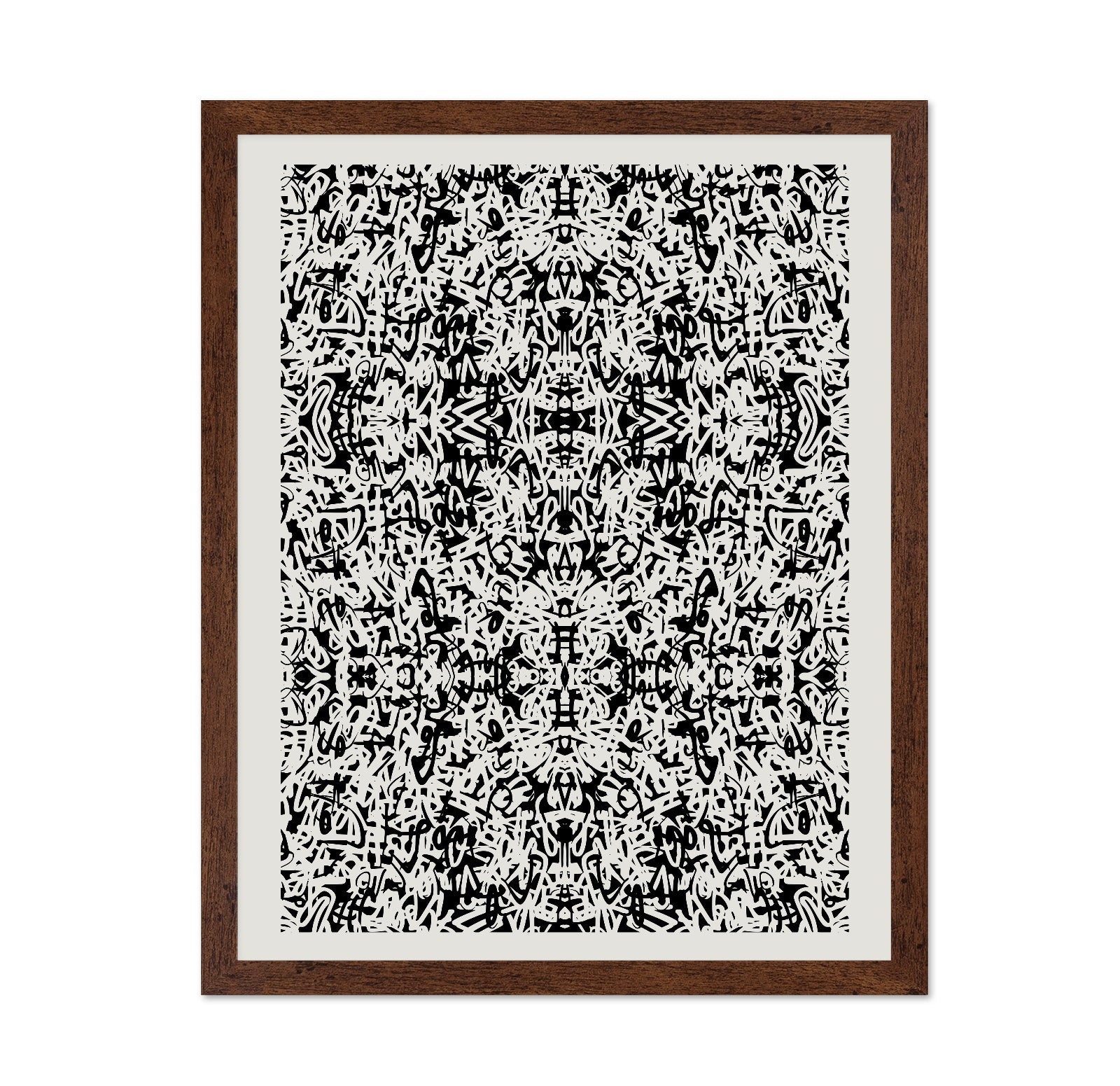Tribal Graffiti Grid