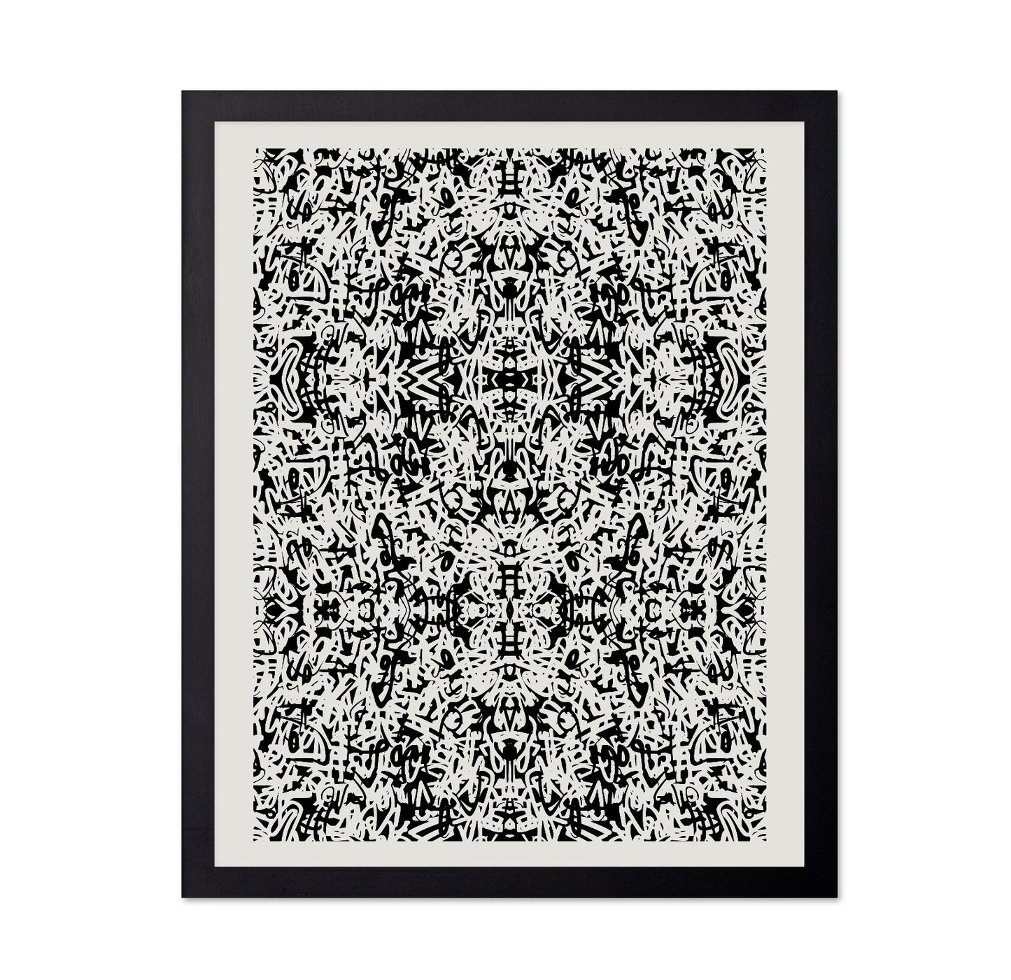 Tribal Graffiti Grid