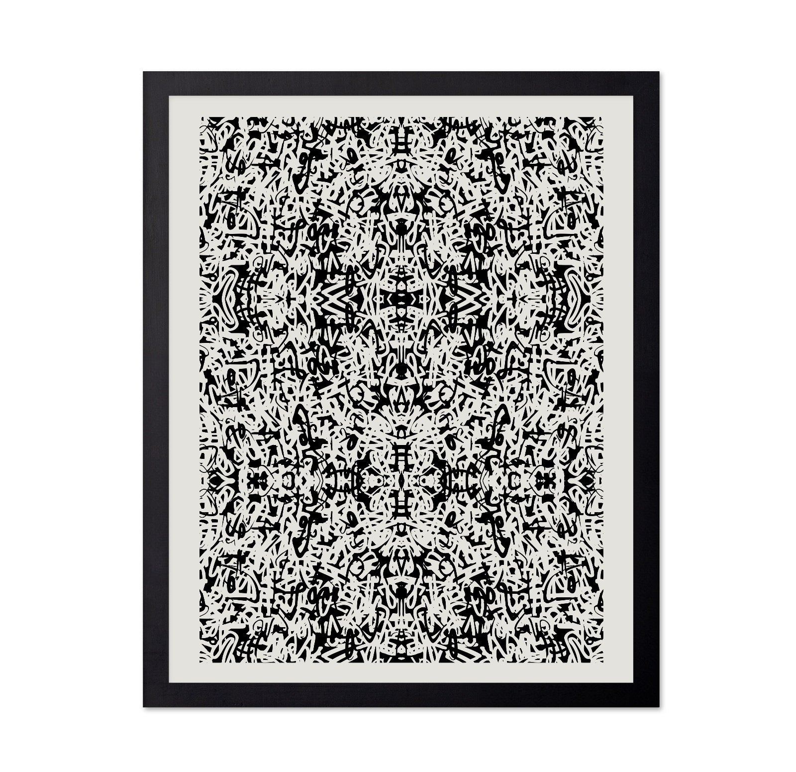 Tribal Graffiti Grid