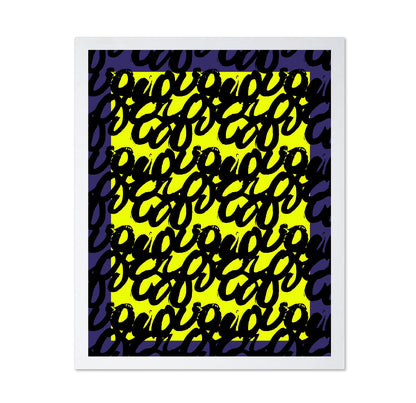 Neon Script Pattern