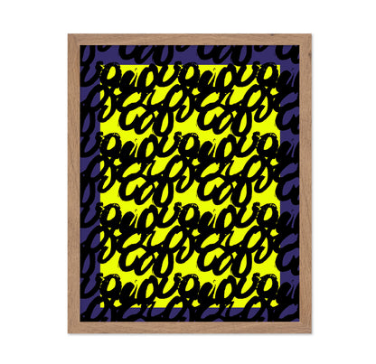 Neon Script Pattern