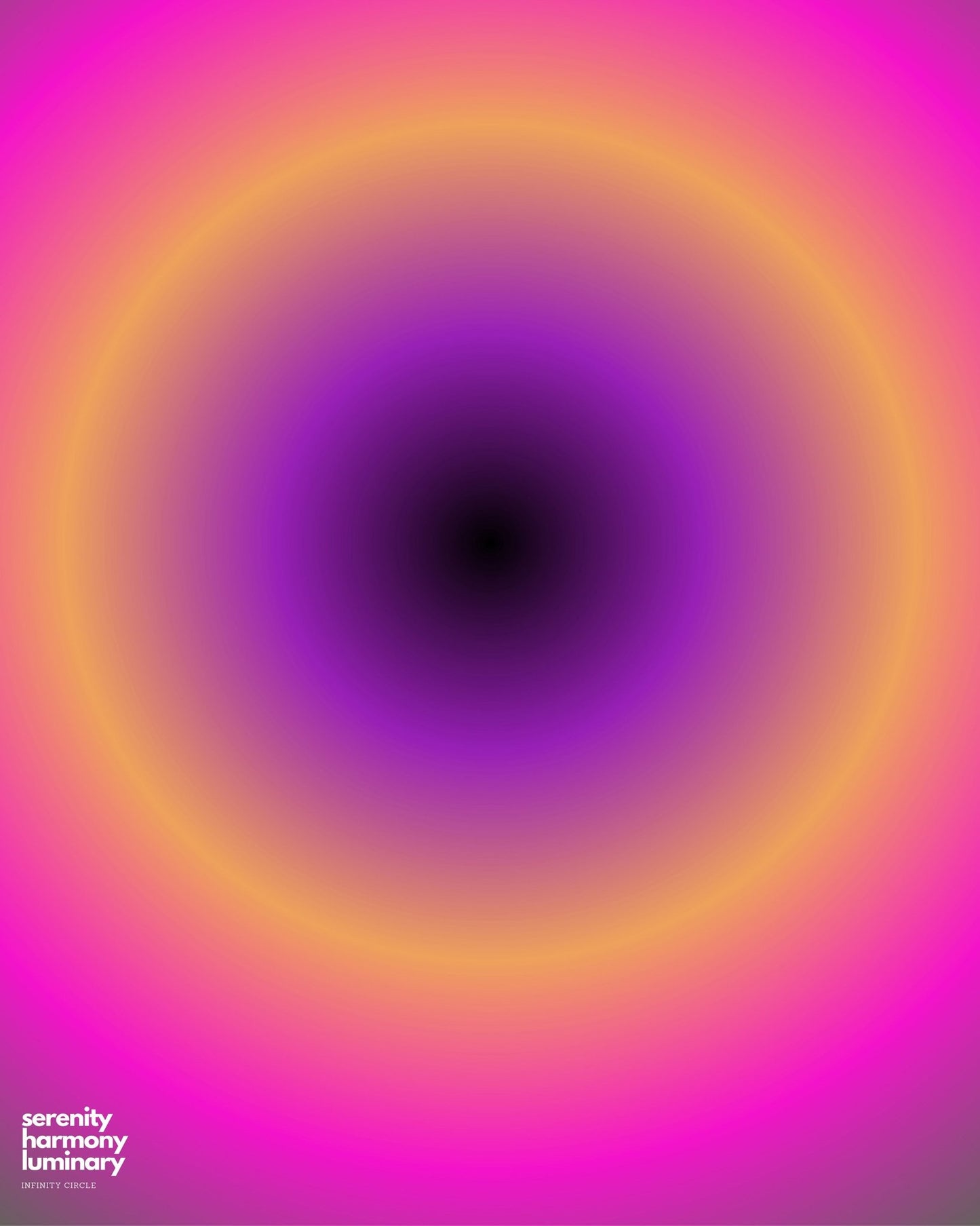 Pink Radiant Circle No1