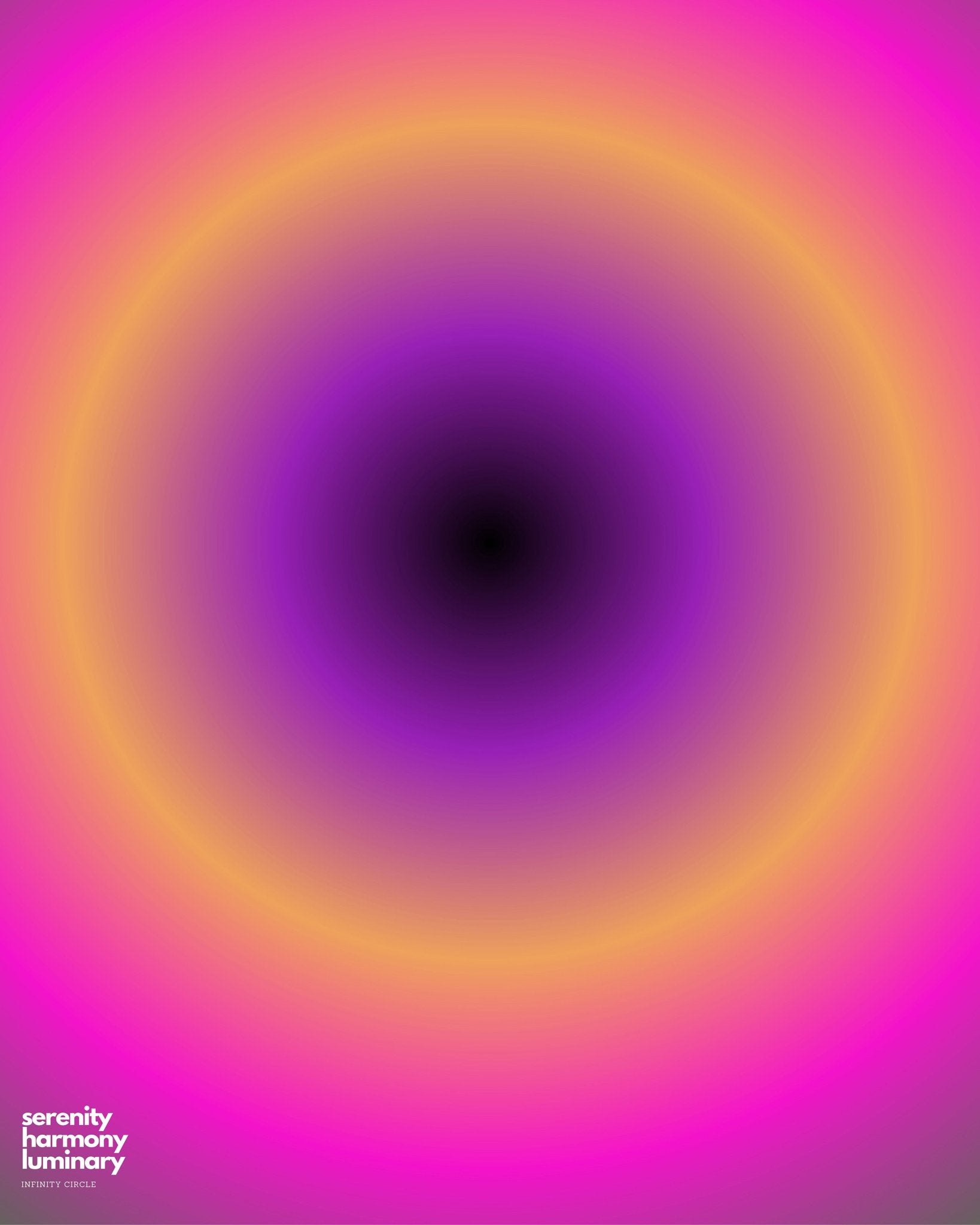 Pink Radiant Circle No1