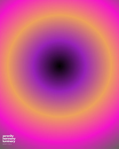 Pink Radiant Circle No1